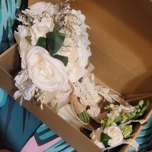 One Bridal Bouquet, Six Corsages